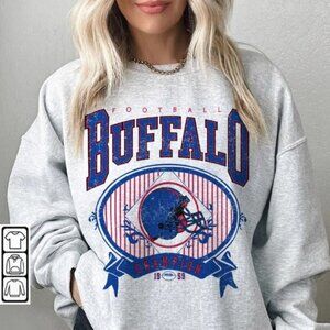 Buffalo Bills Football Josh Allen Retro sweatshirt shirt 1959 grey